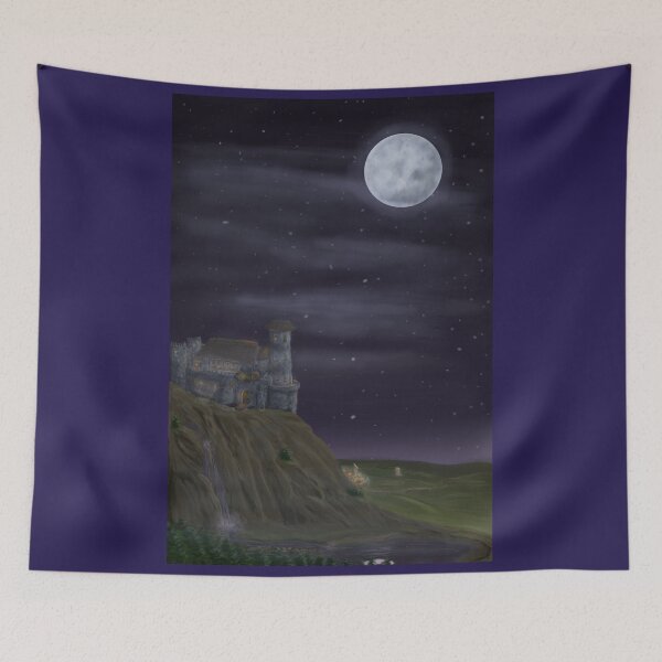 Item preview, Moonlit castle designed and sold by XiphaStuff.