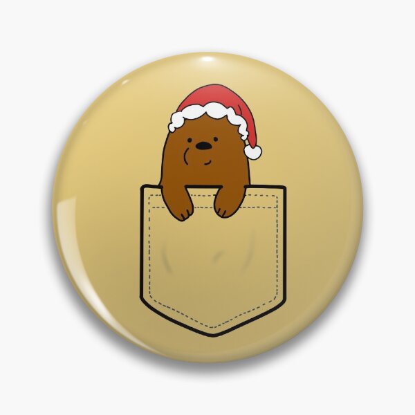Item preview, Grizzly bear Merry Christmas We Bare Bears designed and sold by creativepod.