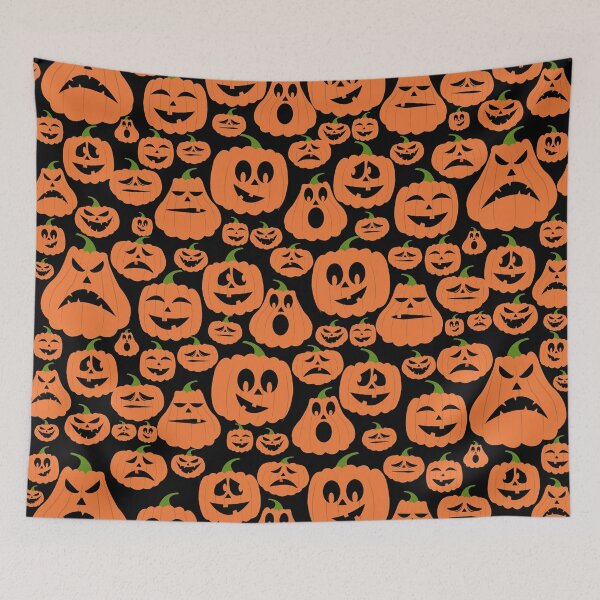 Item preview, Many Faces of Jack O lantern Pattern designed and sold by qitrechio.