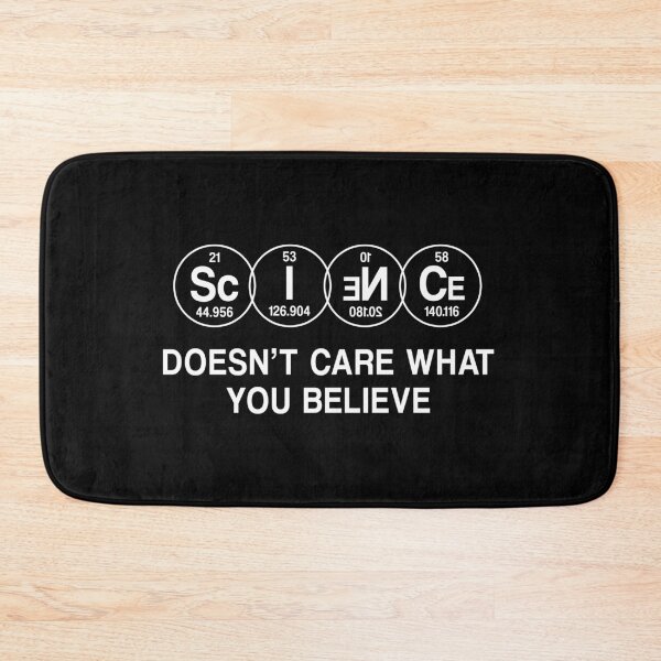 Item preview, Science Doesn't Care What You Believe (White) designed and sold by RecoveryGift.