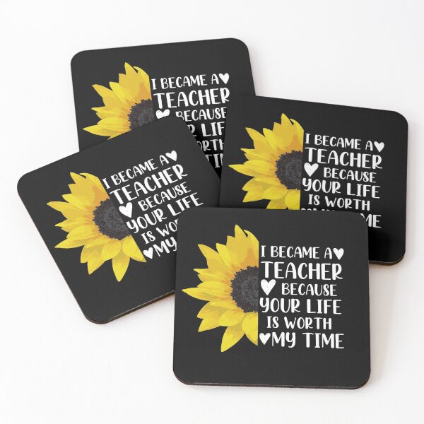 Item preview, I Became A Teacher Because Your Life Is Worth My Time  designed and sold by chris-ellis-art.