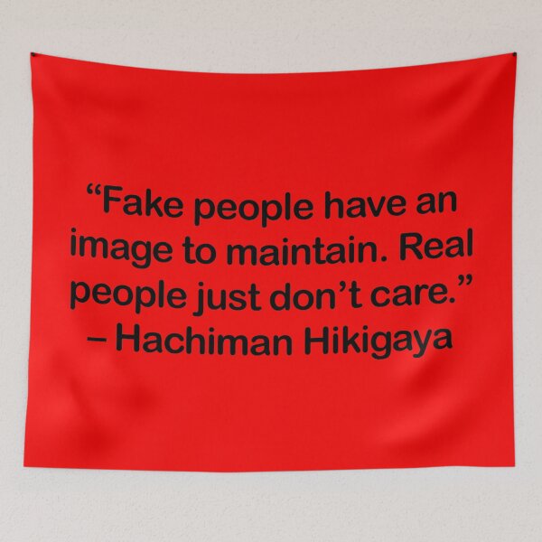 Item preview, Hachiman Hikigaya - Quote designed and sold by Epicanimequotes.