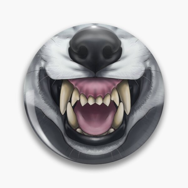 Item preview, Snarling Frost Werewolf Face  designed and sold by SidianArts.