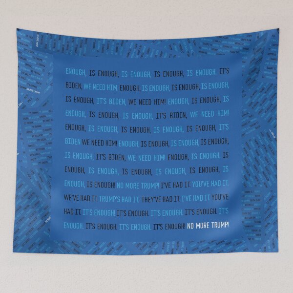 Item preview, No More Trump (Enough Is Enough) in Blue designed and sold by Neil Feigeles.