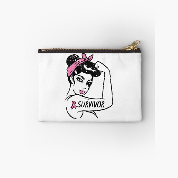 Item preview, Breast Cancer Survivor Rosie Riveter Pink Ribbon designed and sold by Wayne Hay.