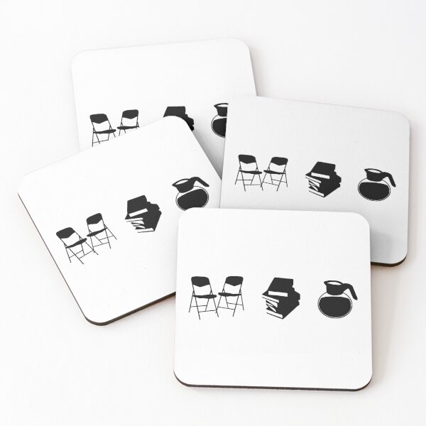 Item preview, Makes a Meeting (Chairs, Literature, and Coffee) designed and sold by RecoveryGift.