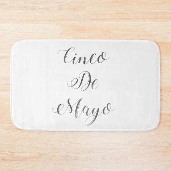 Item preview, Happy Cinco De Mayo Black and white Typography designed and sold by thewishdesigns.