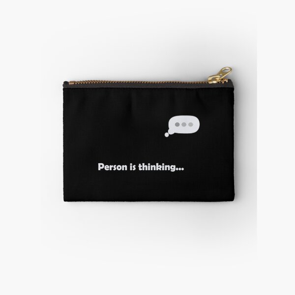 Item preview, Person Is Think Is Typing Bubble designed and sold by JohnnyTaco.