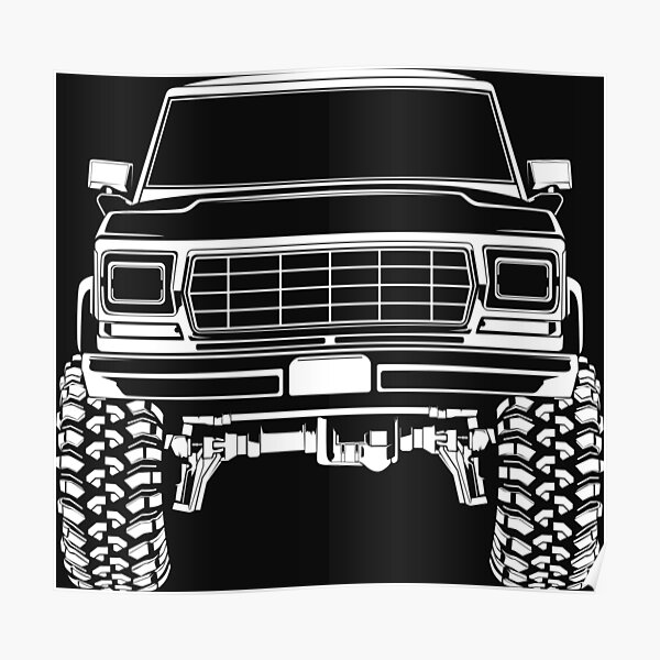 1978 Ford Bronco Truck Poster