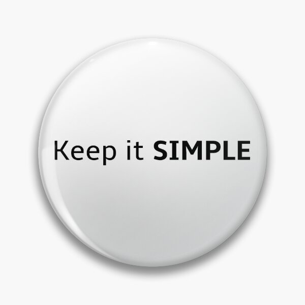 Item preview, Keep it SIMPLE designed and sold by RecoveryGift.