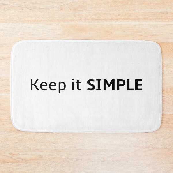 Item preview, Keep it SIMPLE designed and sold by RecoveryGift.