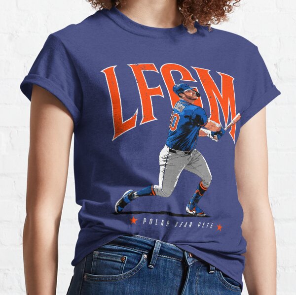 New York Mets Lenny Dykstra Throwback Blue T Shirt