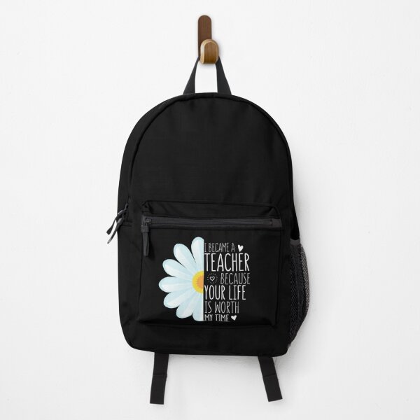 Item preview, Funny Back To School Quote I Became A Teacher Because Your Life Is Worth My Time designed and sold by chris-ellis-art.