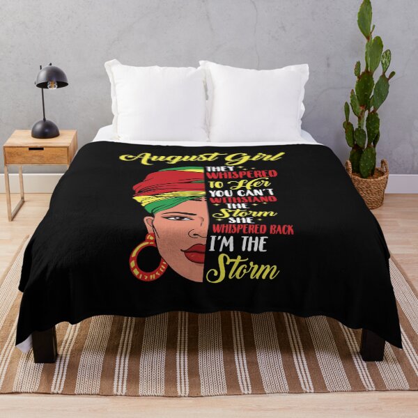 Item preview, Melanin Queen August Girl I Am The Storm African Woman designed and sold by CreativeGift.