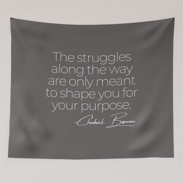 Item preview, Chadwick Boseman Quote designed and sold by TonsPOD.
