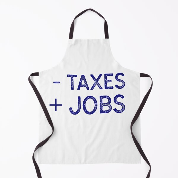 Item preview, Less taxes More jobs in blue text designed and sold by Luccianos.