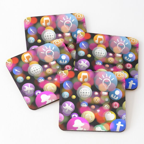 Item preview, Pink logos and icons designed and sold by Hvll1116.