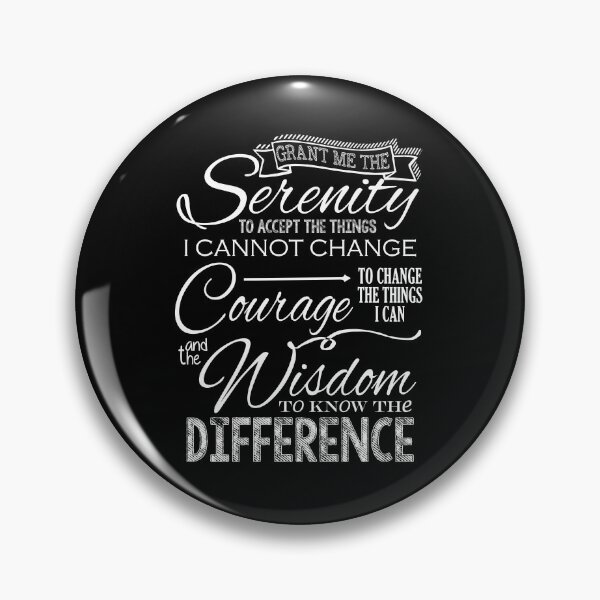 Item preview, Serenity Prayer - Chalkboard designed and sold by RecoveryGift.