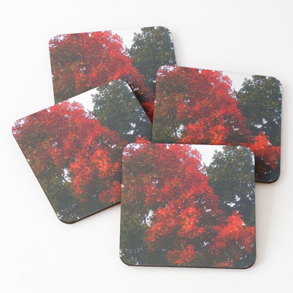 Item preview, Red and Orange Fall Tree designed and sold by missmermaid1990.
