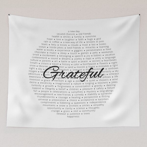 Item preview, Grateful - Black designed and sold by RecoveryGift.
