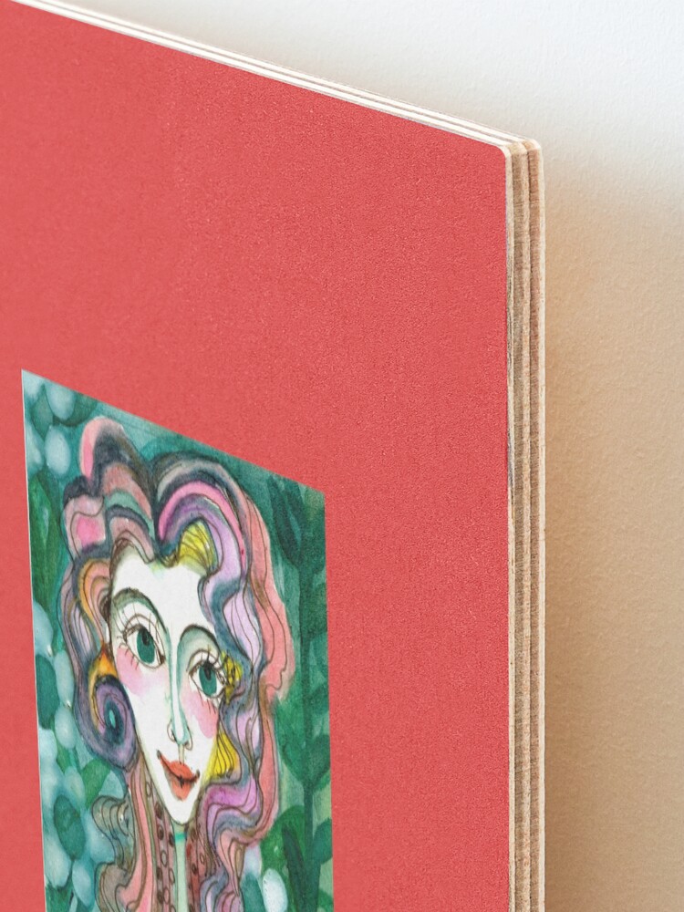 Alternate view of Happy Woman Mounted Print