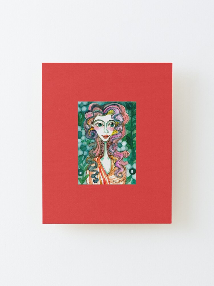 Alternate view of Happy Woman Mounted Print