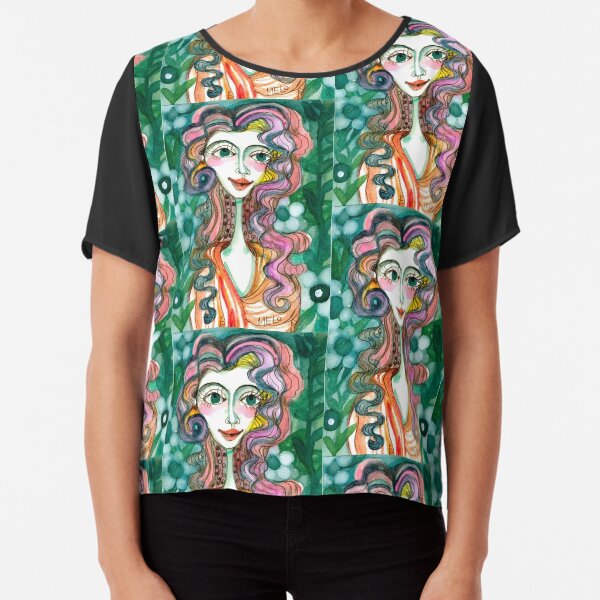 Happy Woman Chiffon Top