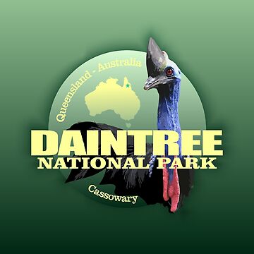 Artwork thumbnail, Daintree National Park (Cassowary)(WT) by curranmorgan