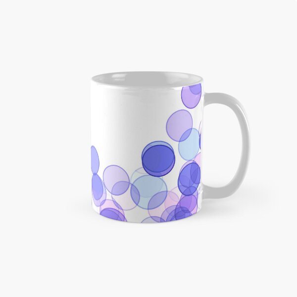 Item preview,  Floating Bokeh - Blue with white background designed and sold by Adrienne Romrell.