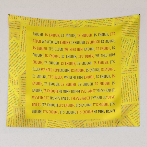 Item preview, No More Trump (Enough Is Enough) in Yellow designed and sold by Neil Feigeles.