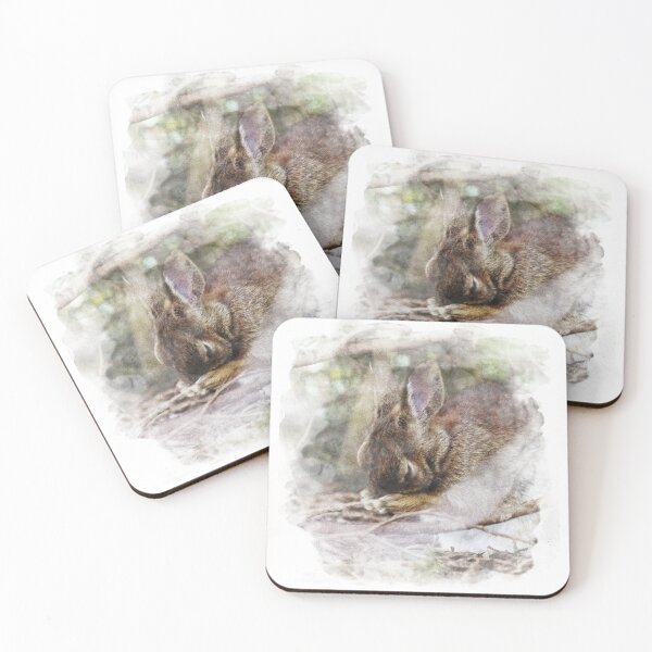 Item preview, Watercolor Bunny Rabbit designed and sold by fotosbymaria.