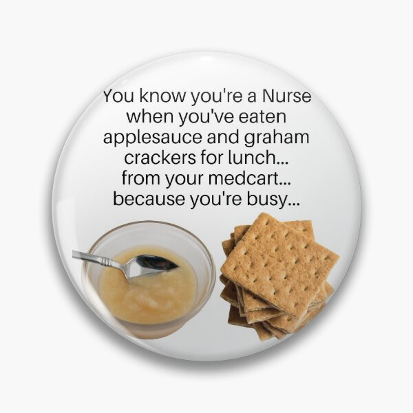 Item preview, Applesauce and graham crackers for lunch designed and sold by Caregiverology.