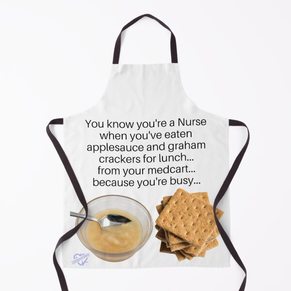 Item preview, Applesauce and graham crackers for lunch designed and sold by Caregiverology.