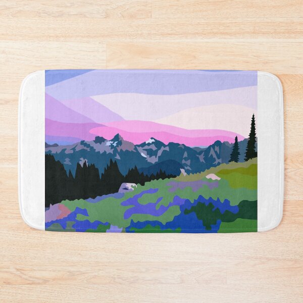 Item preview, Mt Rainier at sunset designed and sold by mappsart.