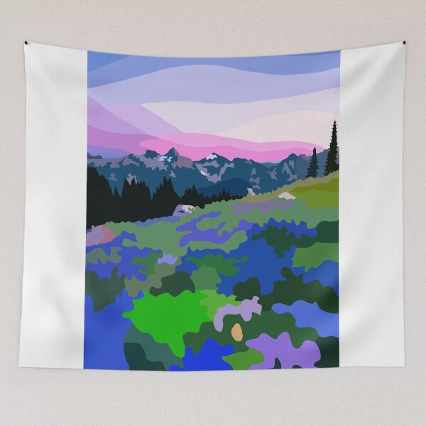Item preview, Mt Rainier at sunset designed and sold by mappsart.