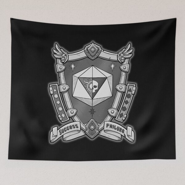 Item preview, Critical Success or Failure Shield Design designed and sold by MichaelHoweArts.