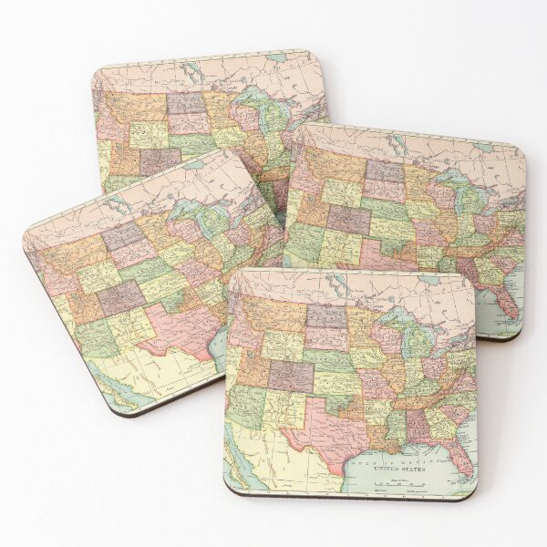Item preview, Classic US Maps designed and sold by duffy-store.