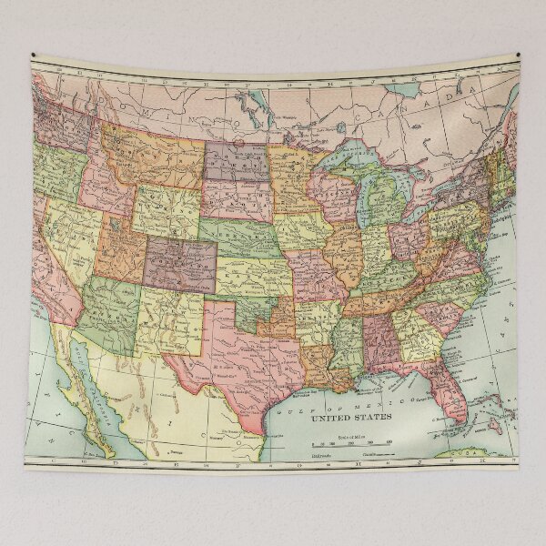 Item preview, Classic US Maps designed and sold by duffy-store.