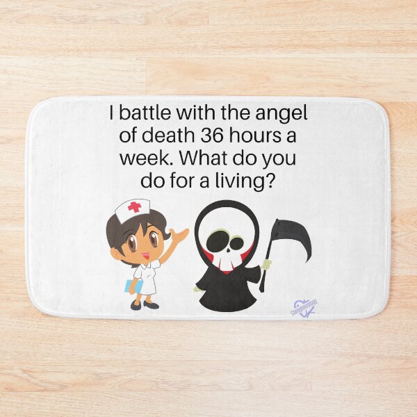 Item preview, I battle with the angel of death designed and sold by Caregiverology.