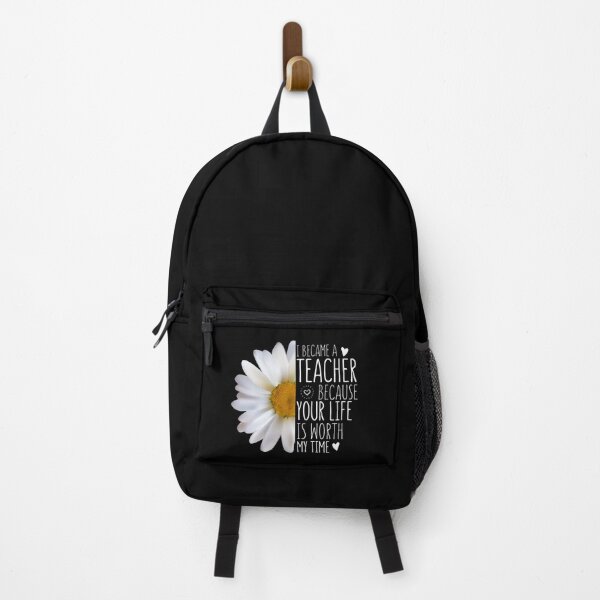 Item preview, Cute Inspirational Teacher Quote I Became A Teacher Because Your Life Is Worth My Time designed and sold by chris-ellis-art.