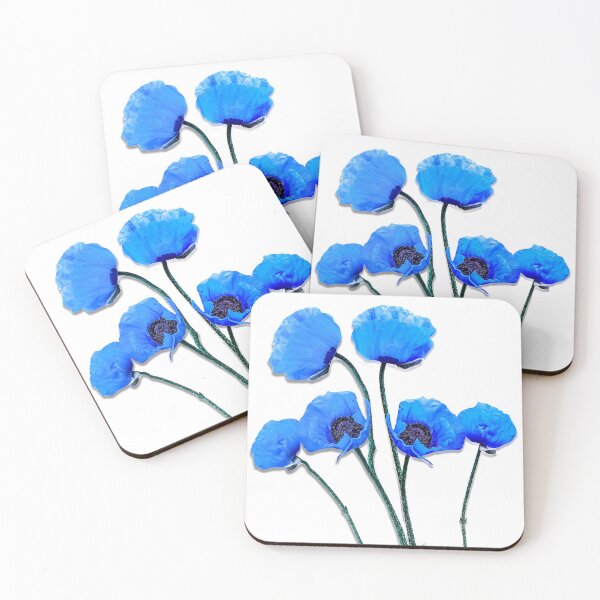 Item preview, blue poppy designed and sold by LudaNayvelt.