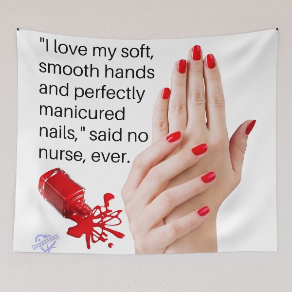Item preview, I love my soft, smooth hands and perfectly manicured nails designed and sold by Caregiverology.