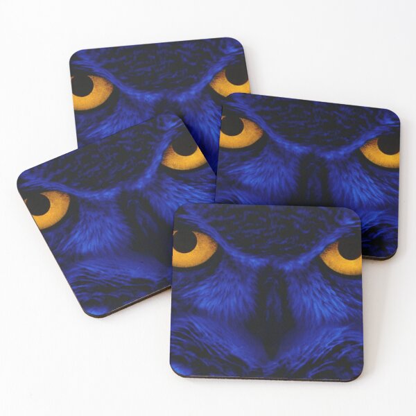 Item preview, Blue Owl Mesmerizing Eyes designed and sold by KellyJanosko-bd.