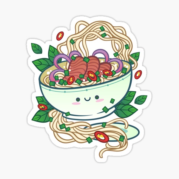 Item preview, Cute Pho Vietnamese noodle soup designed and sold by binhlum.