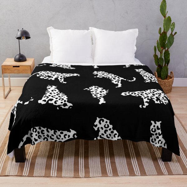 Item preview, Black and White Leopard Silhouettes designed and sold by Carolina Diaz.
