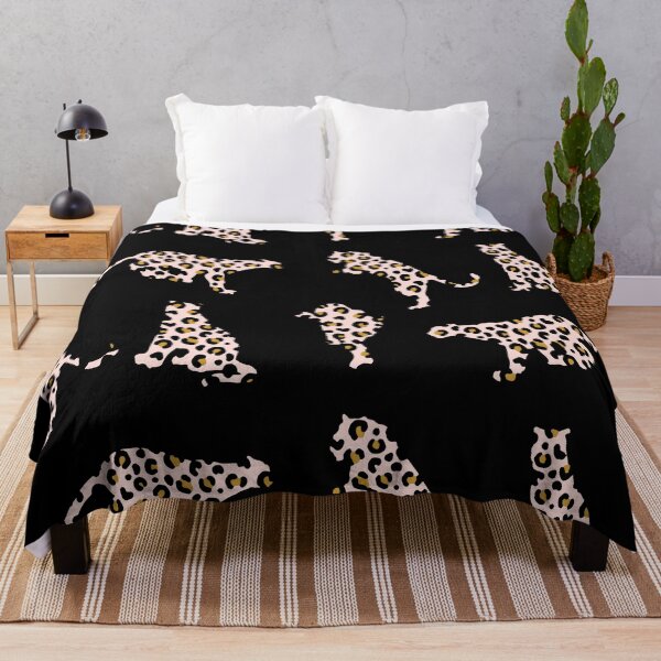Item preview, Blush and Gold Leopard Silhouettes designed and sold by Carolina Diaz.