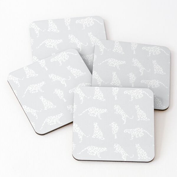 Item preview, Light Gray Leopard Silhouettes designed and sold by Carolina Diaz.