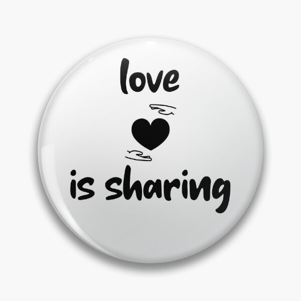 Item preview, Love is sharing designed and sold by Luccianos.