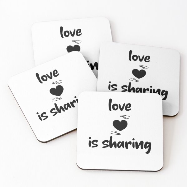 Item preview, Love is sharing designed and sold by Luccianos.