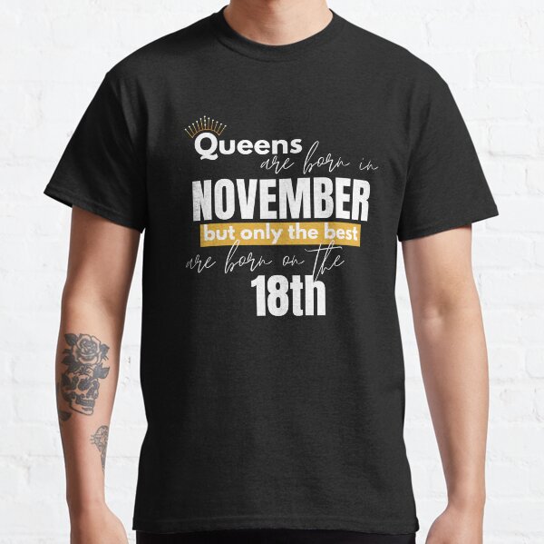 born in november t shirt